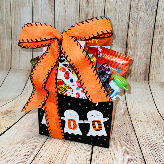 Boo Halloween Gift Basket | Candy, Cookies, Gummy Bears, Skittles & more