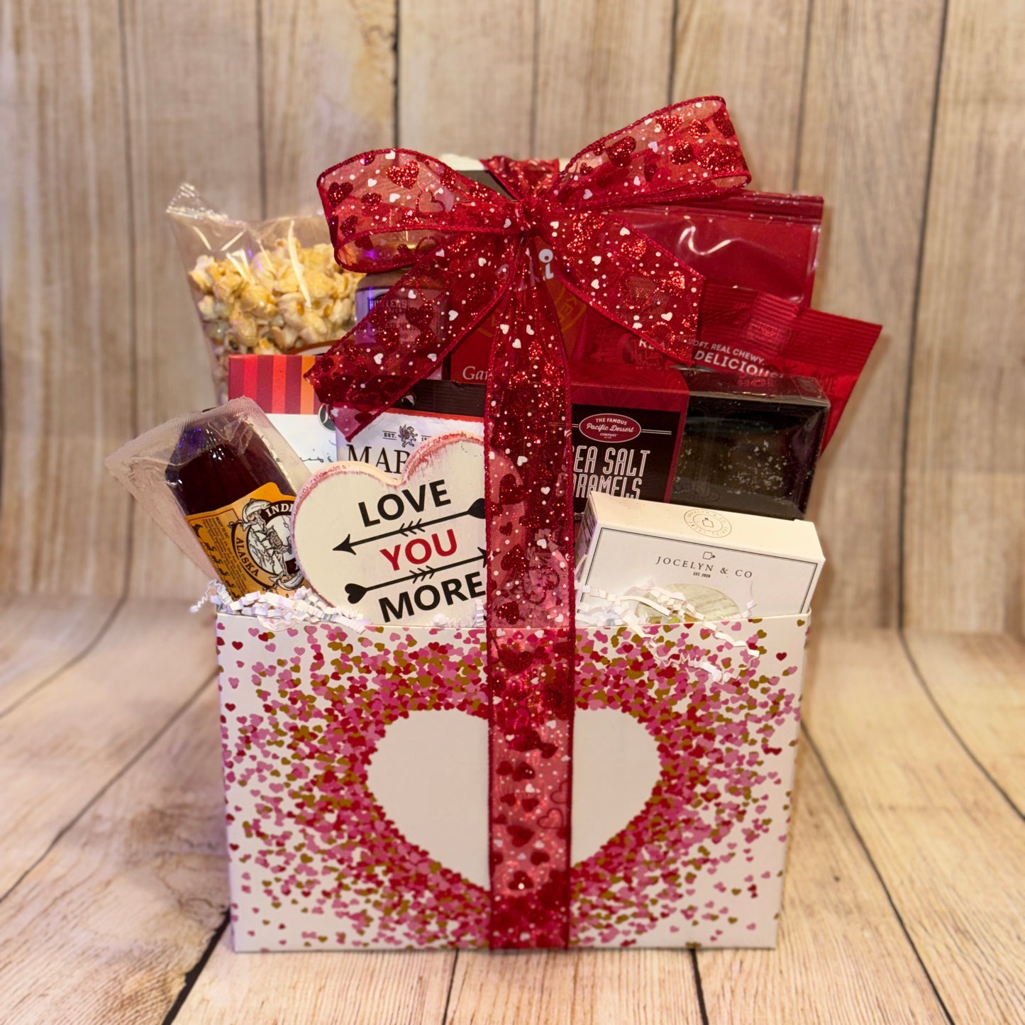 From The Heart Valentine Gift Basket