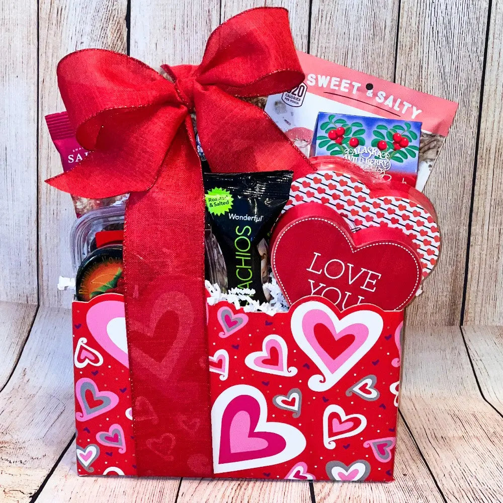 Valentine Snacks - The Gifted Basket